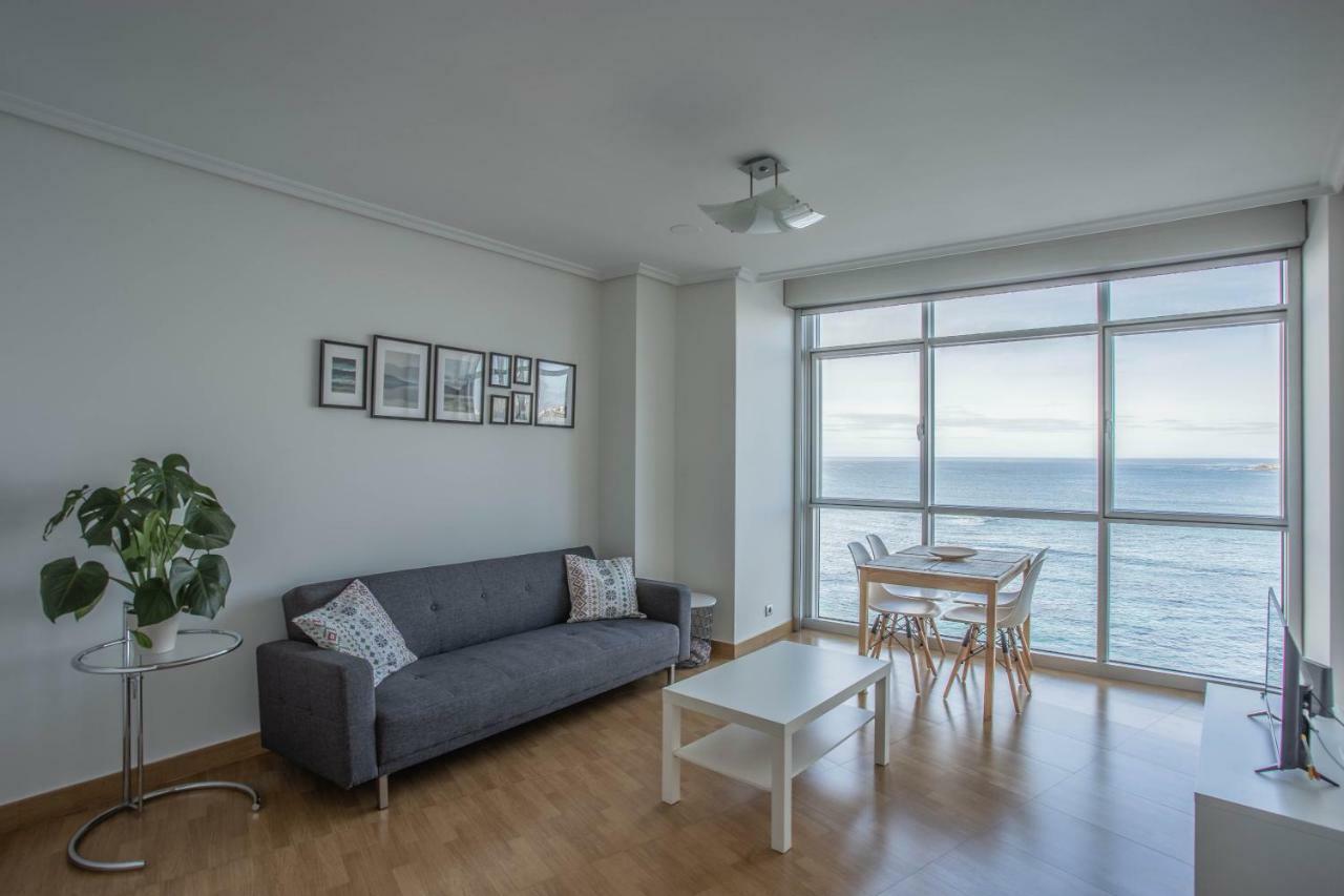 Apartamento En Primera Linea De Playa Riazor A Coruña Dış mekan fotoğraf